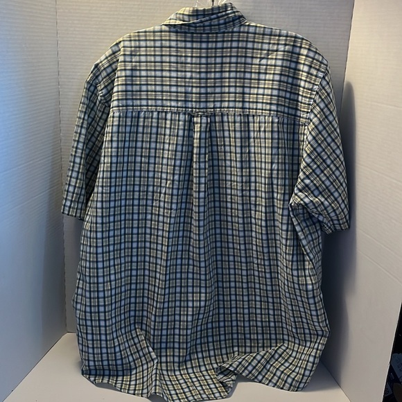 Large chaps plaid button up sku:A18 - Picture 3 of 6